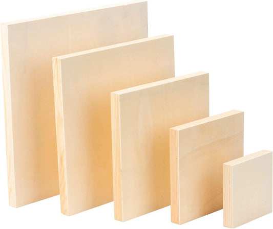 Extra Large cradled artist panels with Baltic birch tops